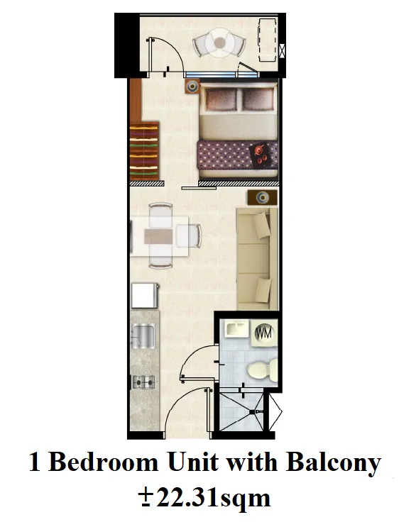 https://manilacondohub-smdc.com/images/properties/grace/unit-layouts/05 - T2, T3, T4 GRACE - 1BR with balcony (+22.31sqm).webp